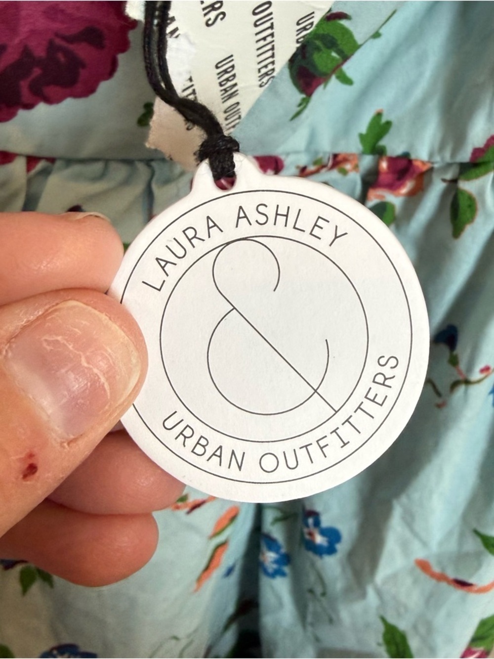 Laura Ashley x Urban Outfitters Floral Puff Sleeve Mini Dress - Picture 7 of 11